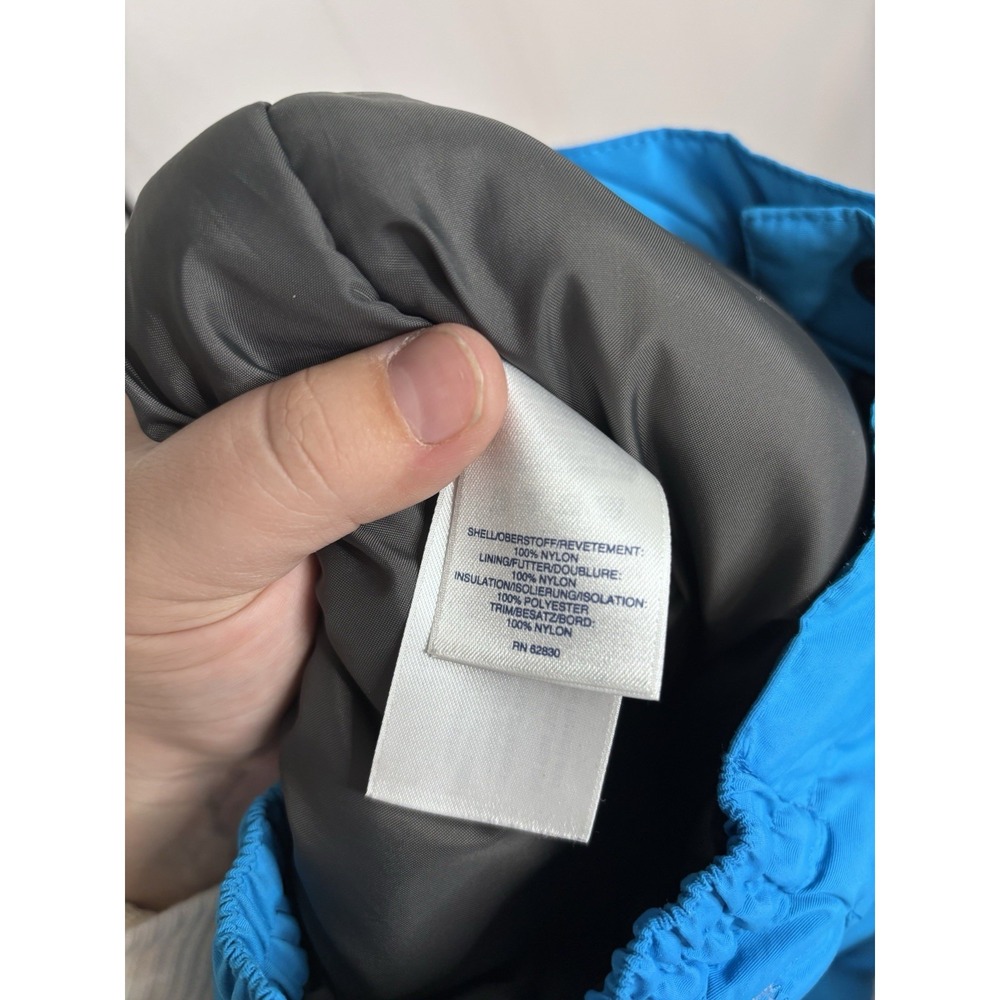 Lands End Kids Snow Pants Size 12S Blue Elastic Waist Grow-a-longs Pockets - Picture 11 of 14